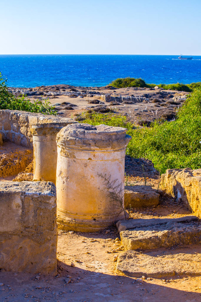 Królowie grobowców Pafos Cypr - Zdjęcie, obraz