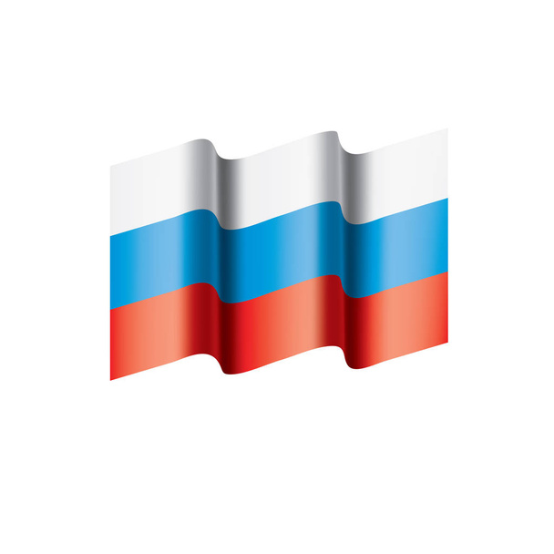 Russia flag, vector illustration - Vektor, kép