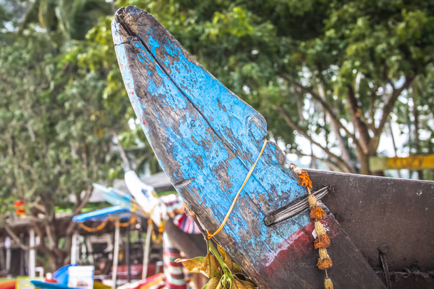 Vértes egy halászhajón, Dél-Indiában - Fotó, kép