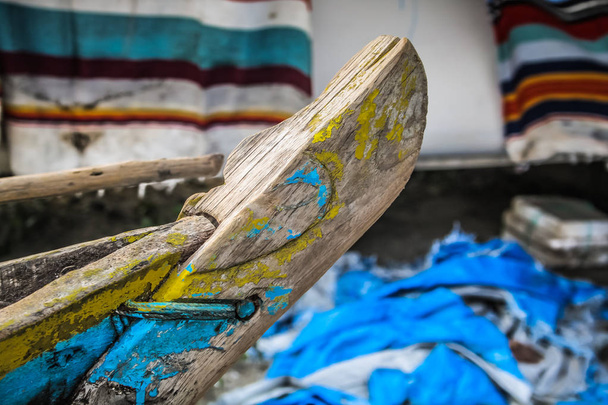 Close-up van vis boot in Zuid-India - Foto, afbeelding