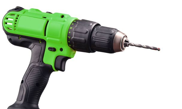 Cordless drill with drill bit working also as screw gun - Photo, Image