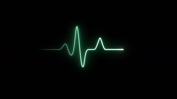 Οθόνη EKG 120 Bpm βρόχο, πράσινο - Πλάνα, βίντεο