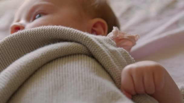 Little hand of three months old baby. - Footage, Video