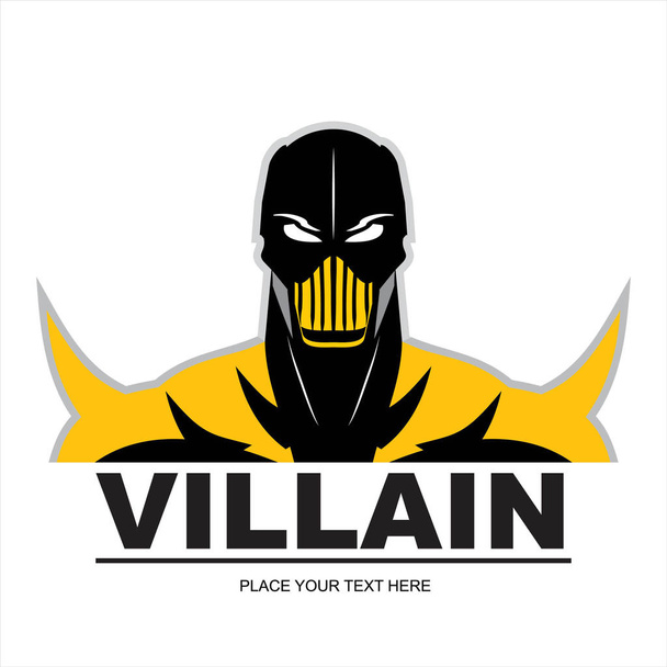 villain, masked villain, poison man - Vector, Image
