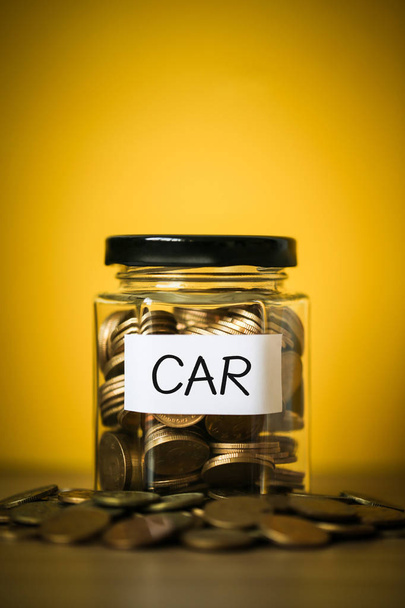 Saving For Car Concept - Foto, imagen