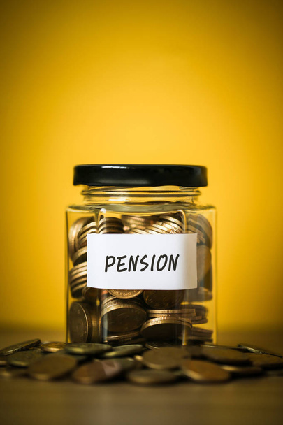 Financial Pension Concept - Foto, Imagem