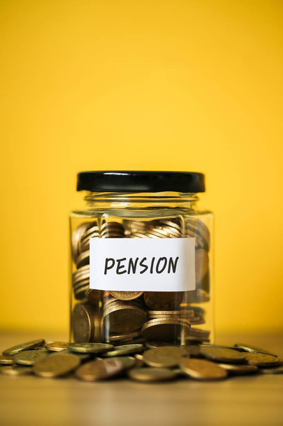 Financial Pension Concept - Фото, изображение