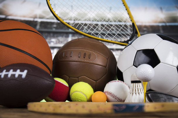 Équipement de sport, Football, Tennis, Basketball
 - Photo, image