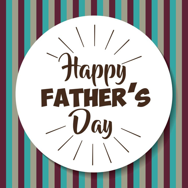 happy father day design - Vector, Image