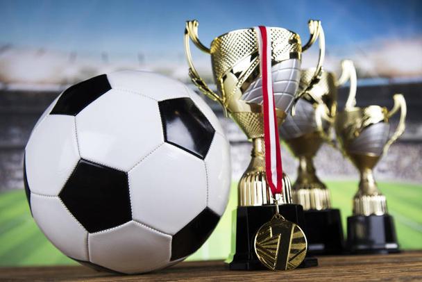 Trophy for champion, sport background - Photo, image