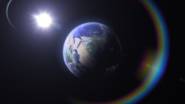Blauw marmeren Rainbow, Americas (60fps) - Video