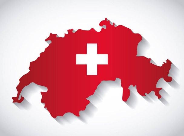 Svájc ország design  - Vektor, kép