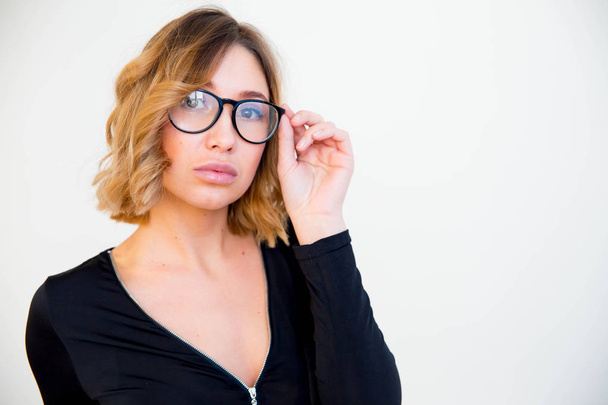 young woman in glasses - Photo, Image