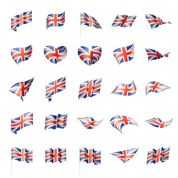 Flaga Wielkiej Brytanii, wektor - Wektor, obraz