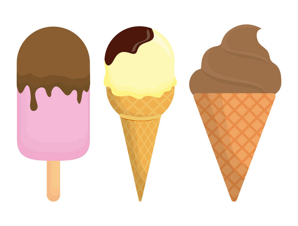 アイスクリーム デザイン  - ベクター画像