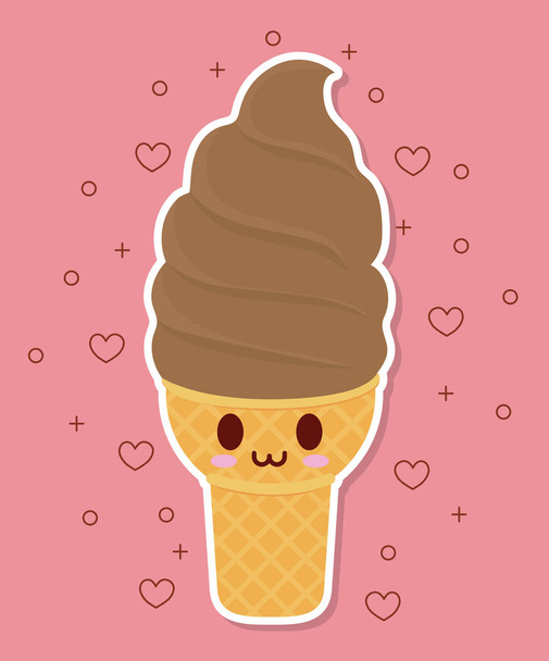 ice cream design  - Vector, Image