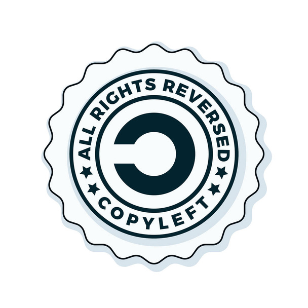 Ikona značky autorských práv - Vektor, obrázek