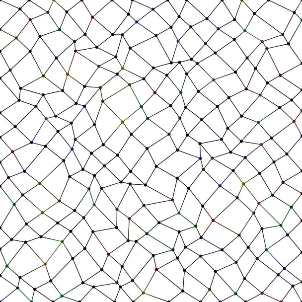 Абстрактный неправильный фон сетки - векторный дизайн
 - Вектор,изображение