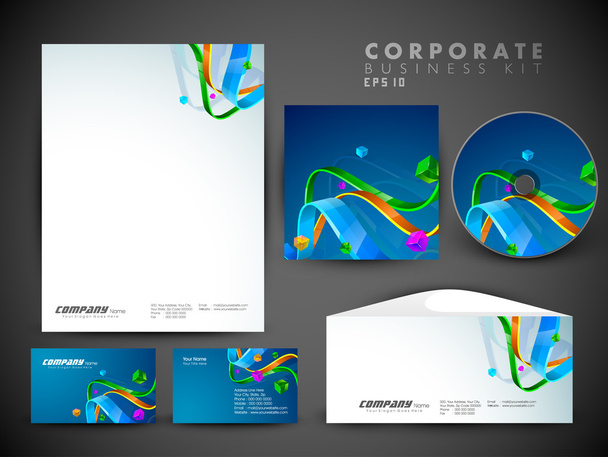 Professional corporate identity kit or business kit for your bus - ベクター画像