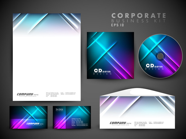 Professional corporate identity kit or business kit for your bus - Vecteur, image