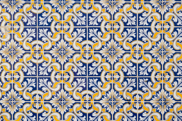 Керамічна плитка Azulejo. Португалія - Фото, зображення