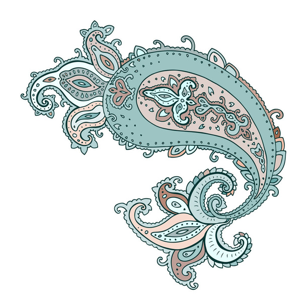 Paisley. Ethnic ornament. Vector illustration isolated - Vector, Image