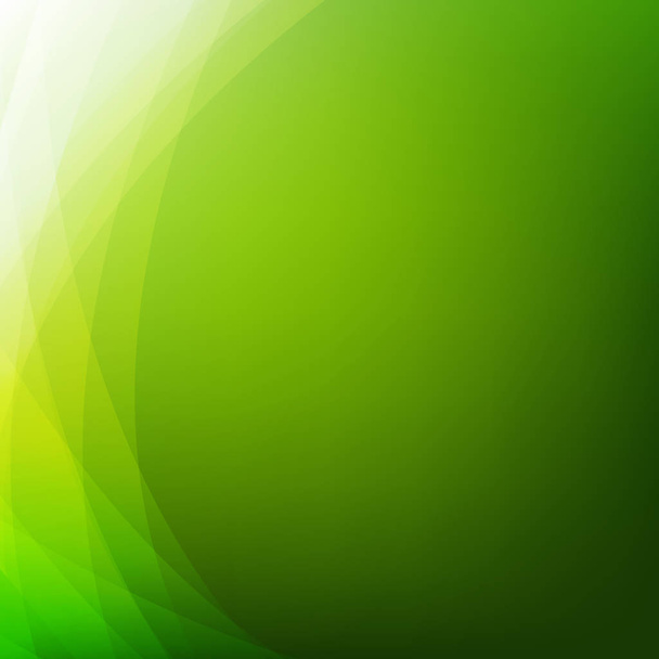 Зеленый фон с линией с градиентной сеткой, векторная иллюстрация
 - Вектор,изображение