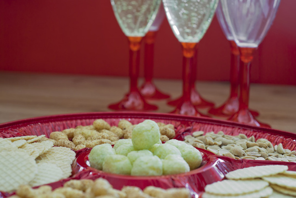 Snacks and champagne - Photo, Image