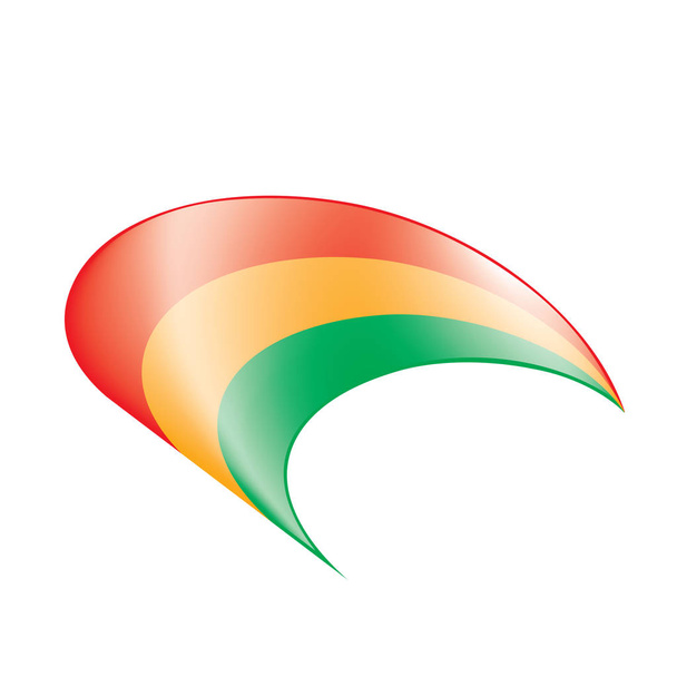 Bandera de Bolivia, vector de ilustración
 - Vector, Imagen