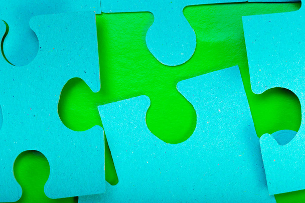Puzzle background, connection concept - Foto, afbeelding