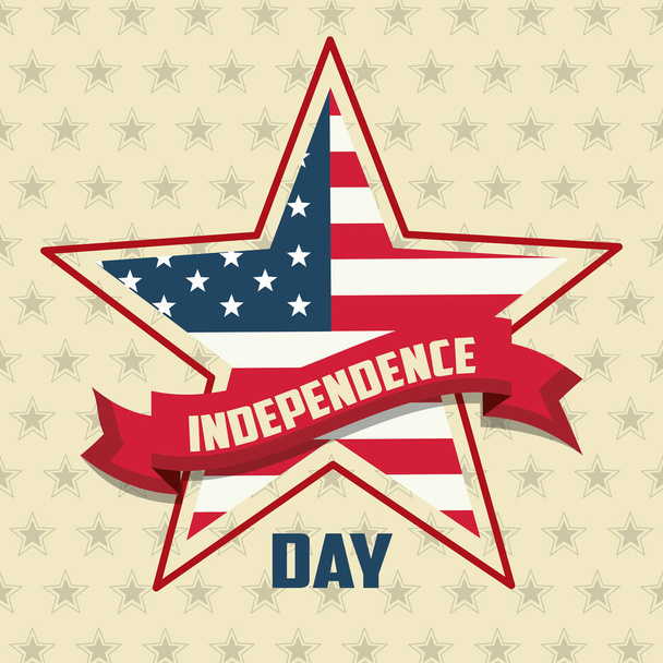 USA independence day card - Vektori, kuva