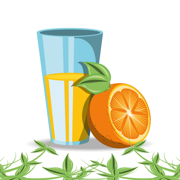 citroenzuur vruchten ontwerp  - Vector, afbeelding