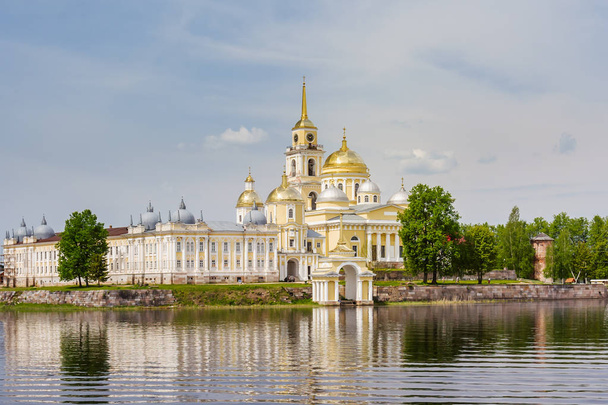 View of the Nilo-Stolobensky Monastery from the Archbishop's Wha - Photo, Image