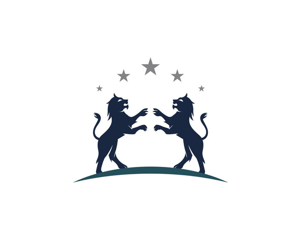 Modelo do logotipo do leão
 - Vetor, Imagem
