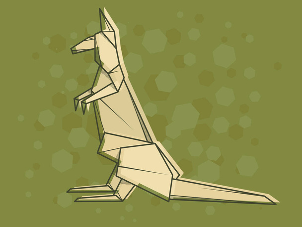 Illustration vectorielle abstraite kangourou
. - Vecteur, image