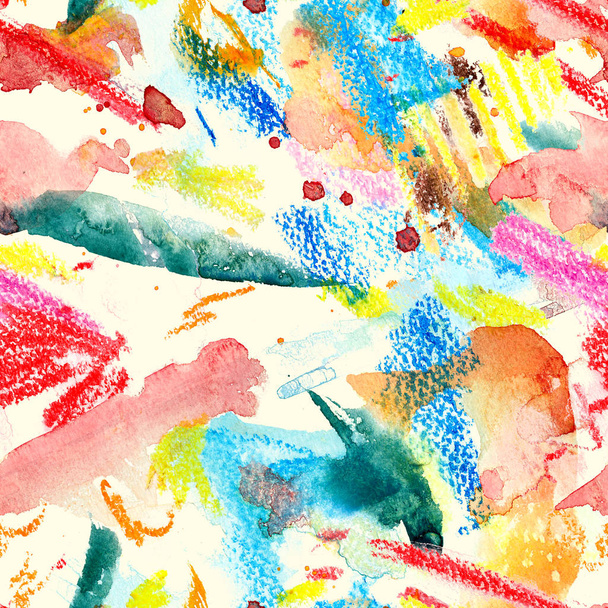 Watercolor seamless pattern. - Photo, Image