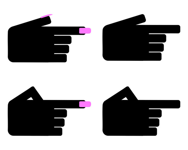 Irányított kéz jel - Fotó, kép