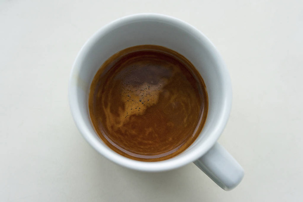 espresso in a white cup - Foto, Imagem