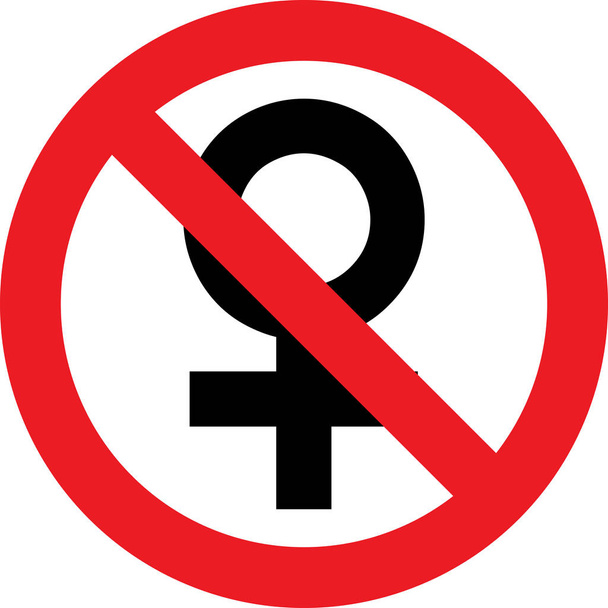 Kein weibliches Zeichen - Foto, Bild