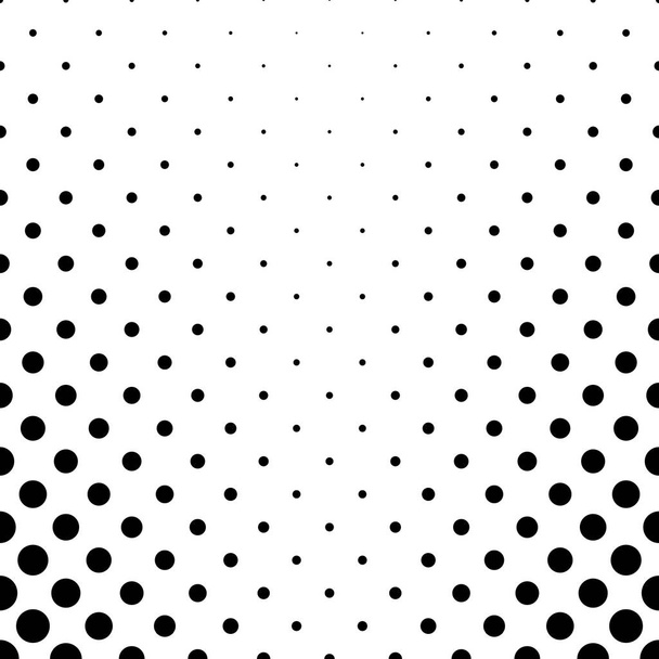 Abstract black and white dot pattern - geometric simple vector background graphic design - Vector, Image