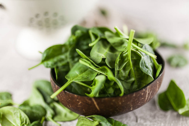 Baby spinach leaves - Photo, image