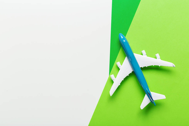 Miniature airplane travel theme - Photo, Image
