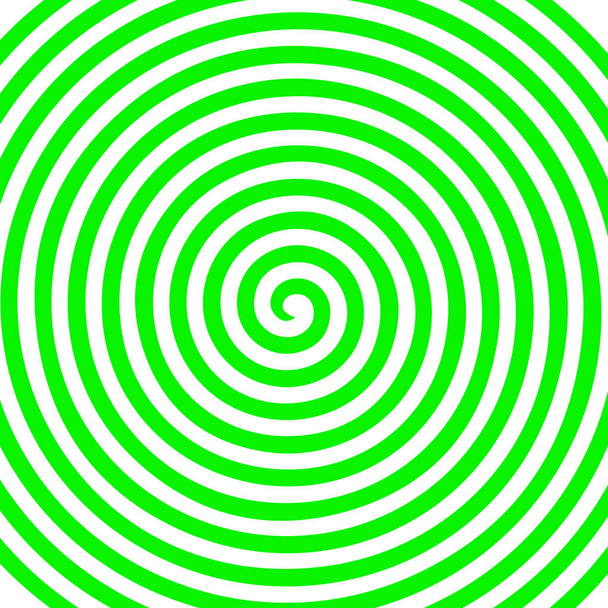 biały zielony okrągły tapeta hipnotyczne spirala streszczenie vortex. - Wektor, obraz