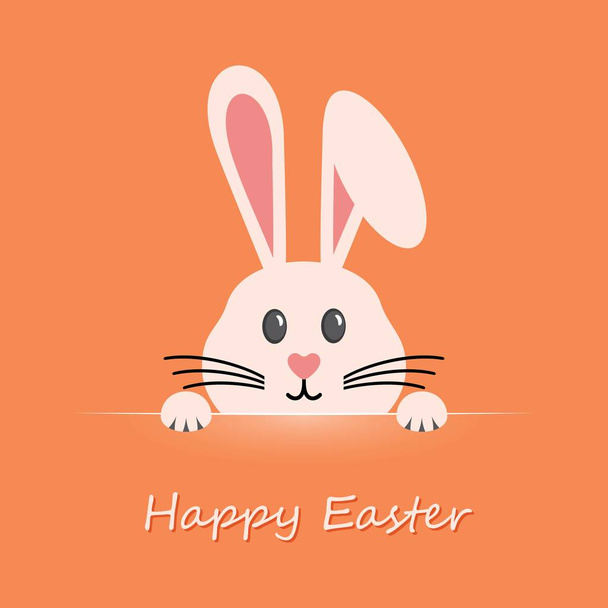 Vector illustration of Happy Easter greeting card - Vettoriali, immagini