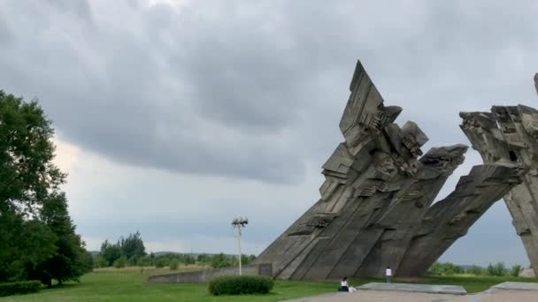 Luftaufnahme der neunten Festung, Kaunas - Filmmaterial, Video