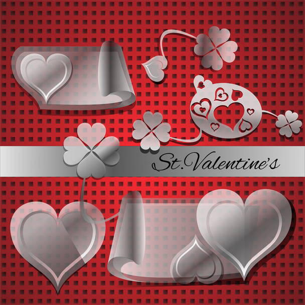 Vector set of elements for Valentine's day. - Vector, Image