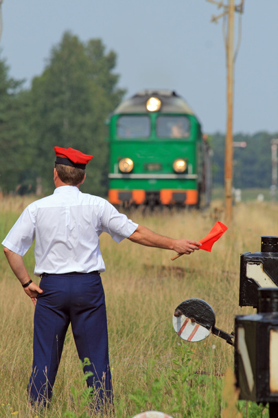 Control del tráfico ferroviario
 - Foto, Imagen