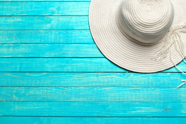 top view of beach hat - Photo, Image