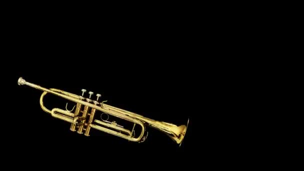 Clip de stop motion de una trompeta girando
 - Metraje, vídeo