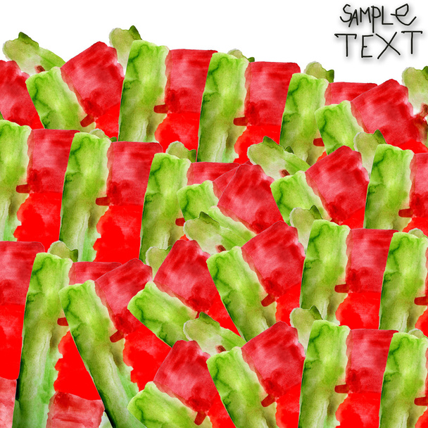 fond art main vert rouge aquarelle brosse texture isolé
 - Photo, image